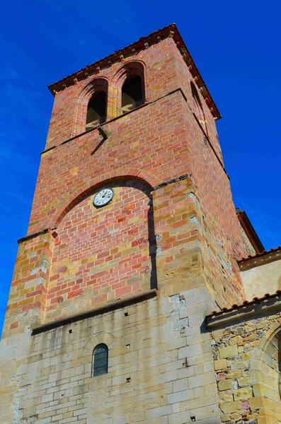 façade sud du clocher, vue générale