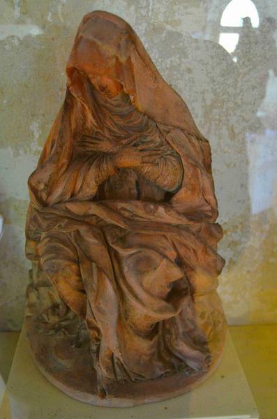 statue (statuette) : Vierge de Pitié, vue générale