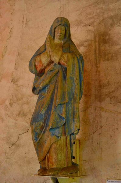 statue : Vierge de douleur, vue générale