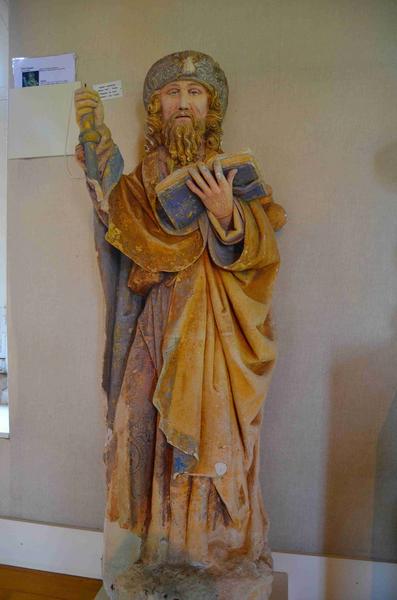 statue : saint Jacques, vue générale