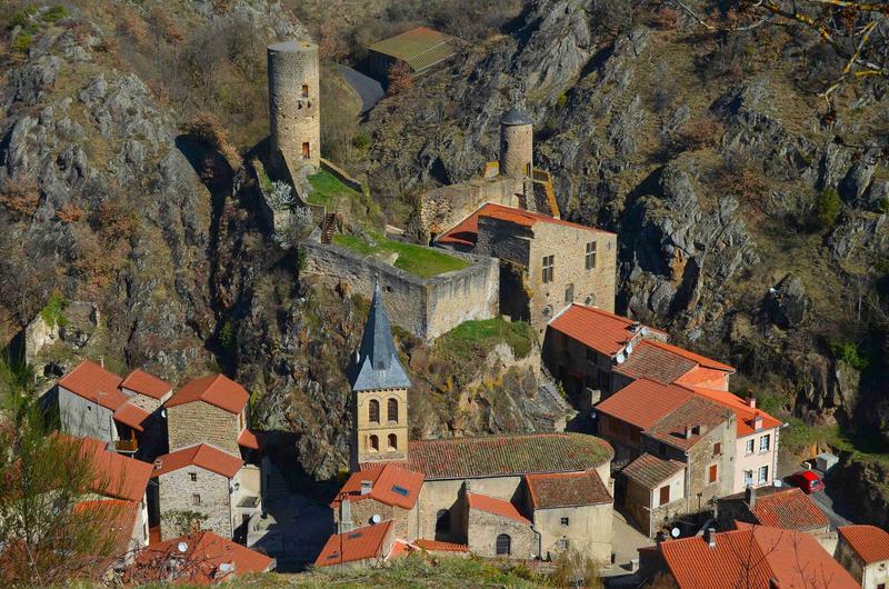 vue générale du château dans son environnement