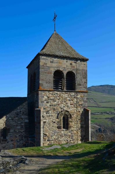 façade sud du clocher, vue générale