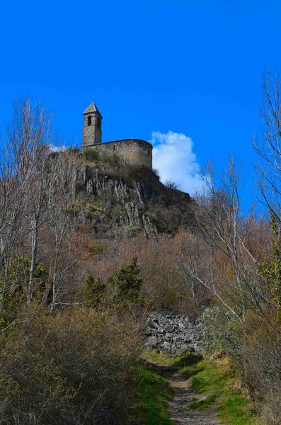 vue générale de la chapelle dans son environnement