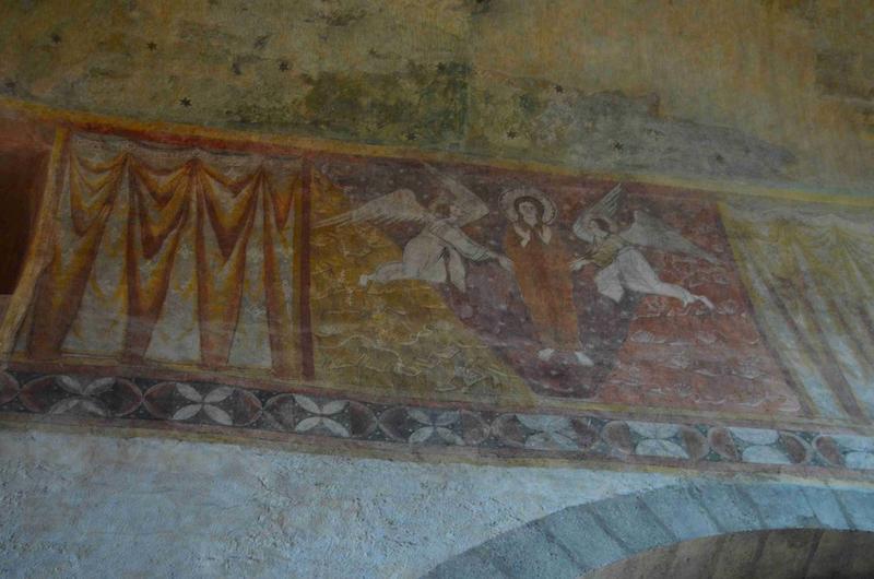 peinture monumentale de la nef : le ravissement de sainte Madeleine, vue générale