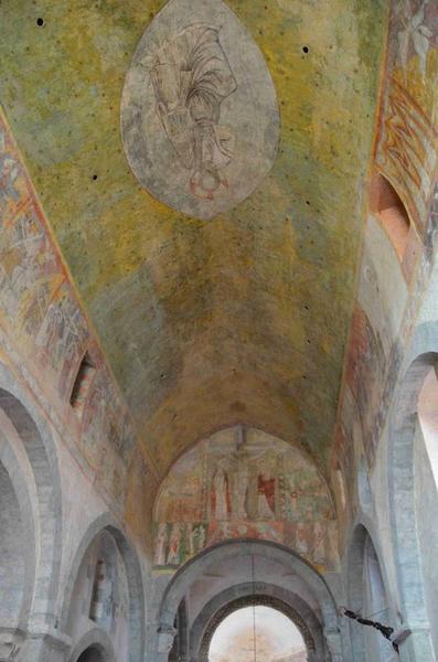 peinture monumentale de l'arc triomphale : la Crucifixion, vue générale