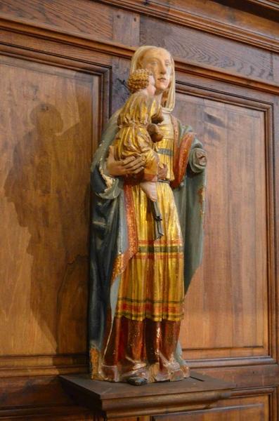statue : Vierge à l'enfant, vue générale - © Ministère de la Culture (France), Médiathèque du patrimoine et de la photographie, diffusion RMN-GP
