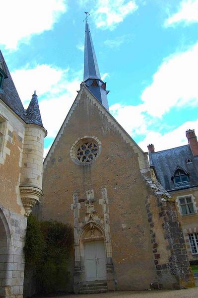 façade occidentale de la chapelle, vue générale