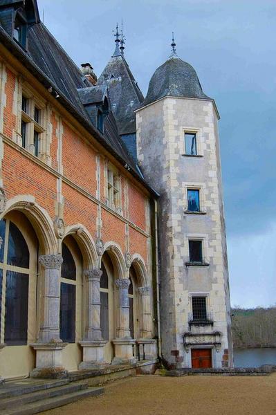 Aile sud, façade ouest, vue partielle