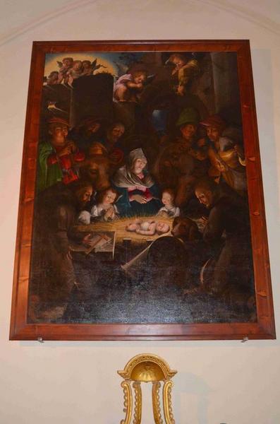 tableau : la Nativité, vue générale