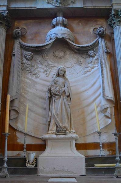 statue : Vierge à l'enfant, vue générale - © Ministère de la Culture (France), Médiathèque du patrimoine et de la photographie, diffusion RMN-GP