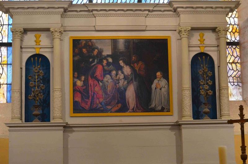 retable du maître-autel, tableau : Adoration des mages (l'), vue générale - © Ministère de la Culture (France), Médiathèque du patrimoine et de la photographie, diffusion RMN-GP