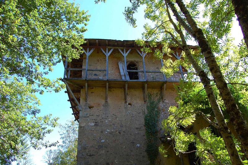 bâtiment du belvédère, façade nord, vue partielle