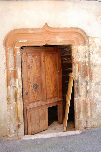 Détail de la porte d'accès