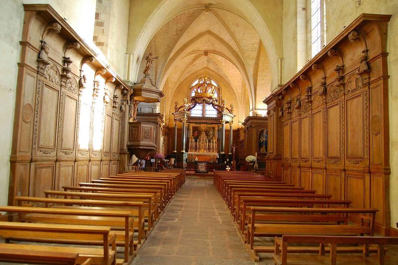 lambris de revêtement de la nef, vue générale - © Ministère de la Culture (France), Médiathèque du patrimoine et de la photographie, diffusion RMN-GP