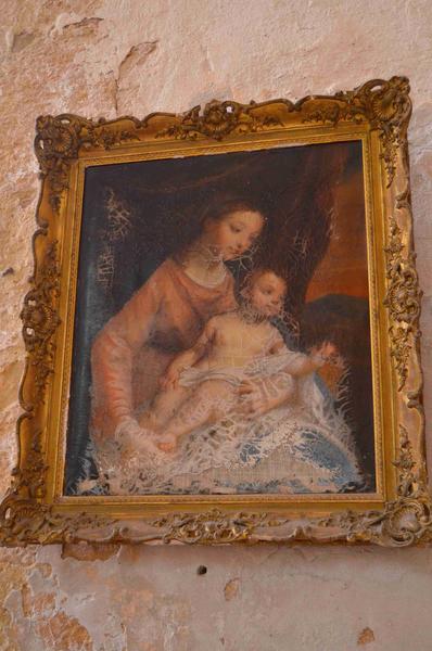 Tableau : Vierge à l'enfant, vue générale
