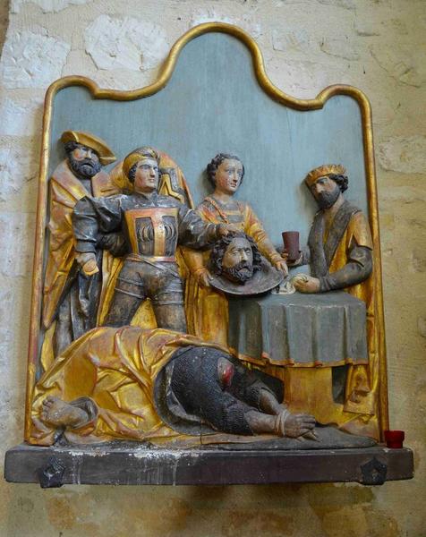 demi-relief : décollation de saint Jean-Baptiste (la), vue générale