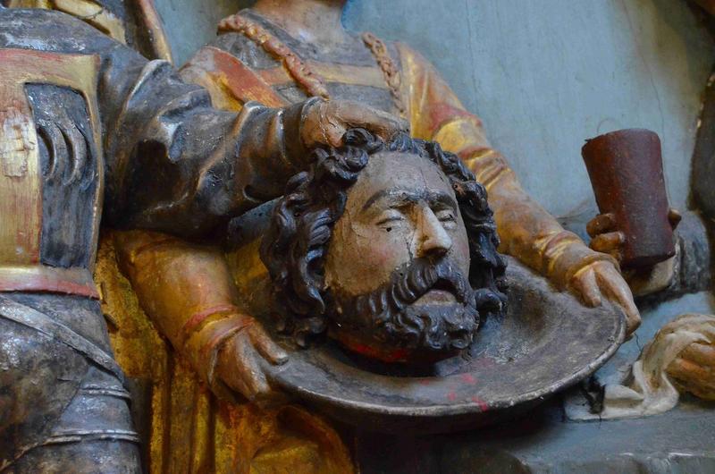 demi-relief : décollation de saint Jean-Baptiste (la), détail
