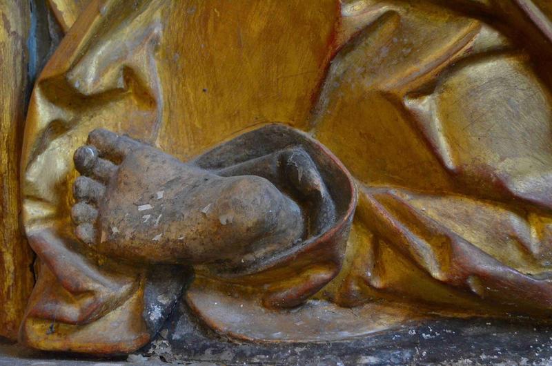 demi-relief : décollation de saint Jean-Baptiste (la), détail