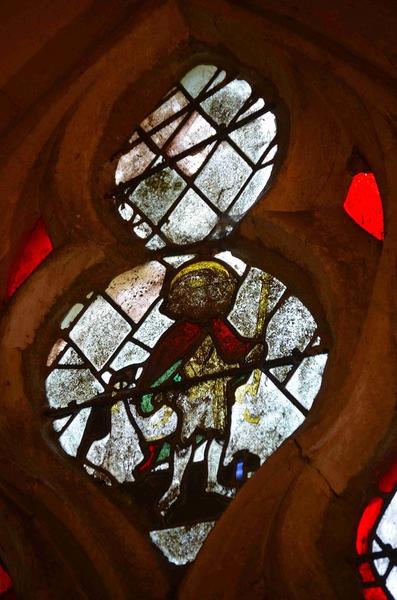 verrière (fragment) : saint Roch, vue générale