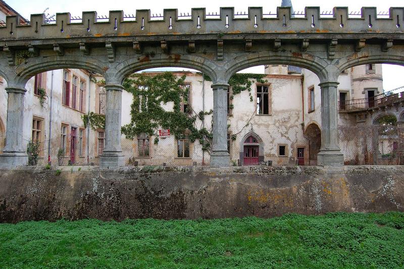 portique sud, vue générale