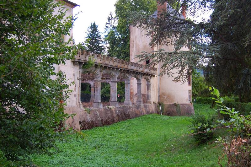 portique ouest, vue générale