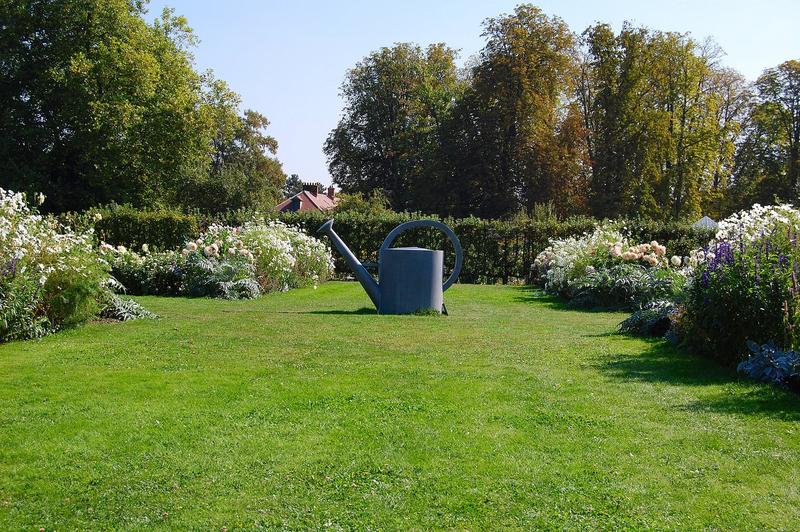 vue partielle du jardin potager