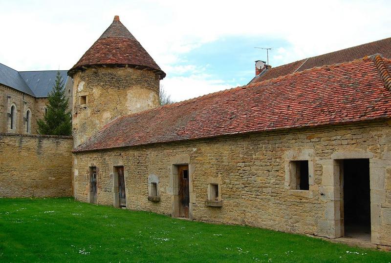 bâtiment de ferme, soue à cochons, façade sud, vue générale