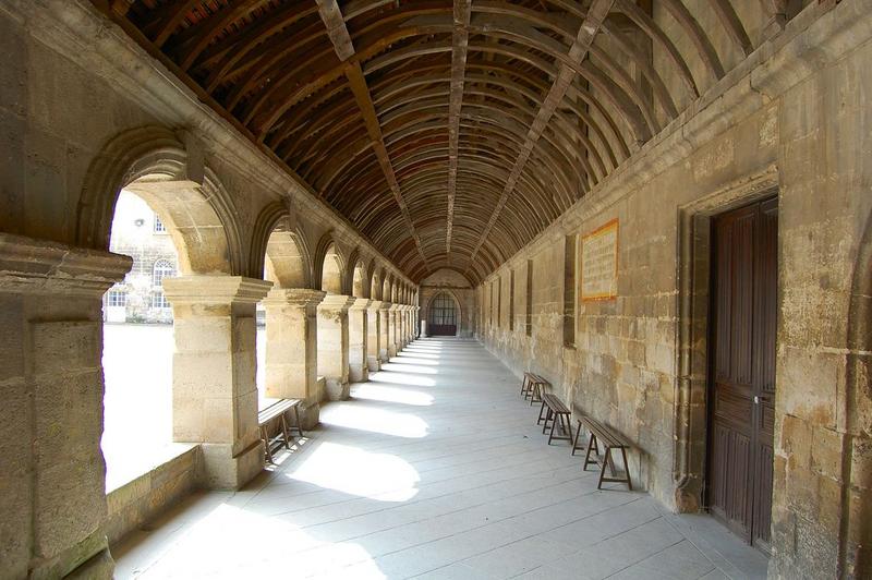 cloître, galerie sud, vue générale