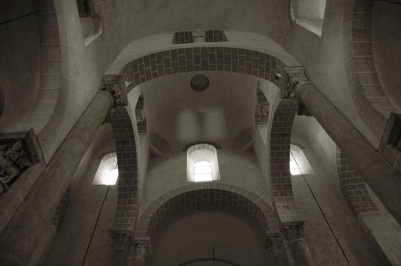 vue générale de la voûte de la croisée du transept