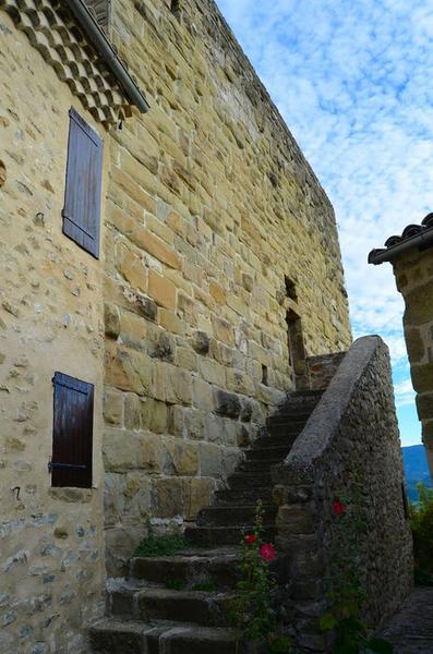 façade ouest, vue partielle