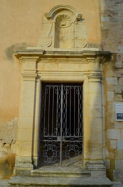 porche d'accès sud, vue générale