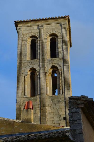 clocher, élévation ouest, vue générale