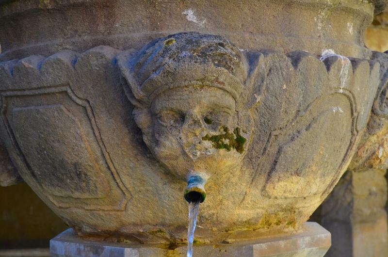 fontaine, détail : mascaron