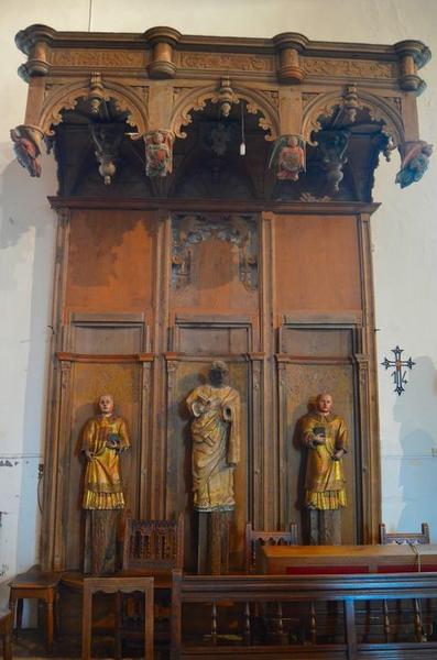 siège d'officiant, vue générale