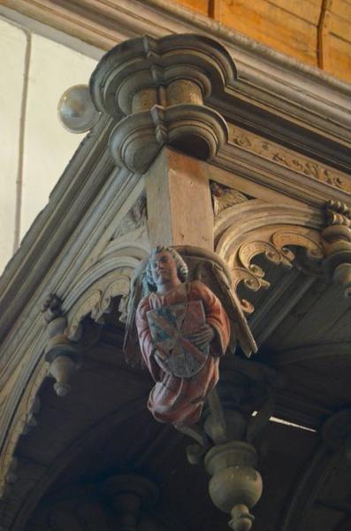 siège d'officiant, détail