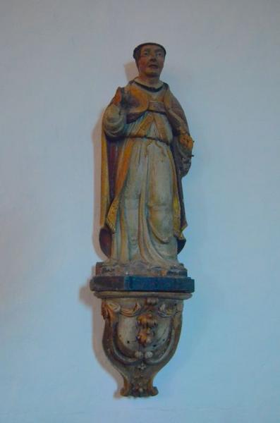 Statue : évêque non identifié, vue générale