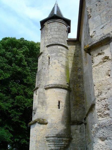 ensemble nord, détail : tourelle d'escalier