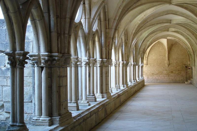 cloître, galerie nord, vue générale