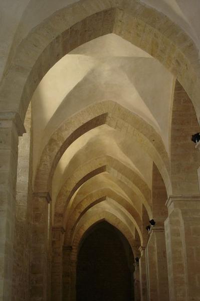 église abbatiale, collatéral sud, vue partielle