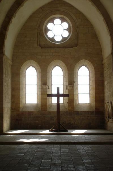 église abbatiale, choeur, vue générale