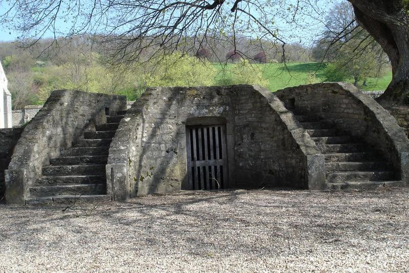 parc, détail d'un escalier