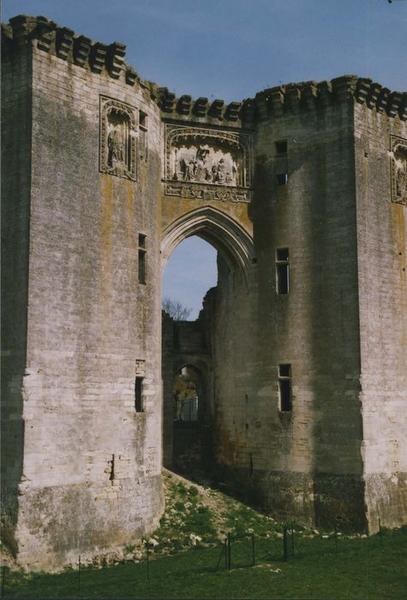 façade ouest, vue partielle