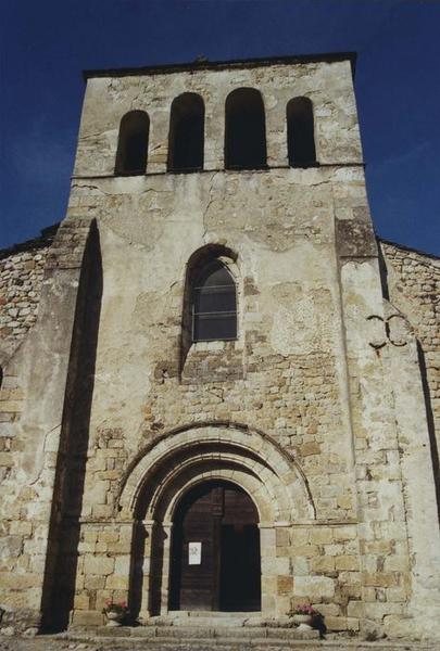 façade occidentale, vue partielle