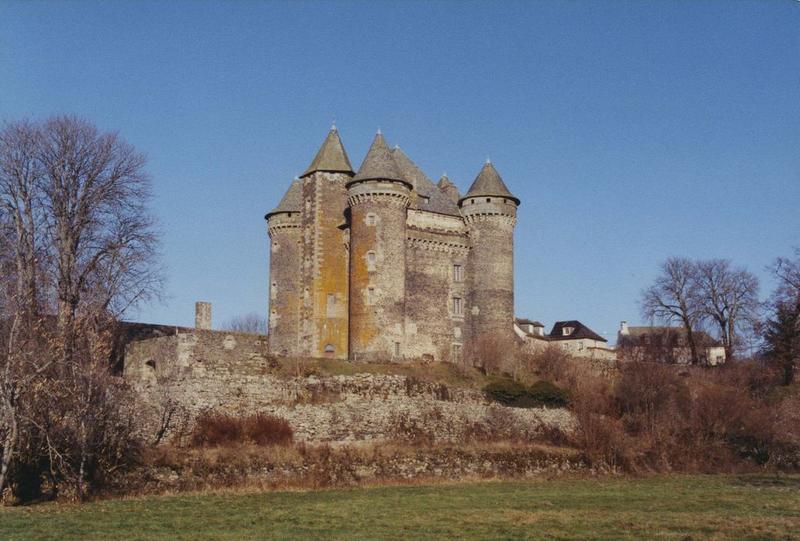 vue générale du château dans son environnement