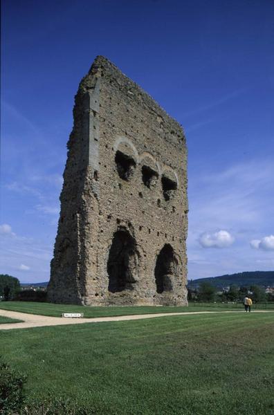 Reste d'un pan de mur en pierre