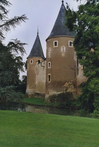 Courtine ouest, vue générale