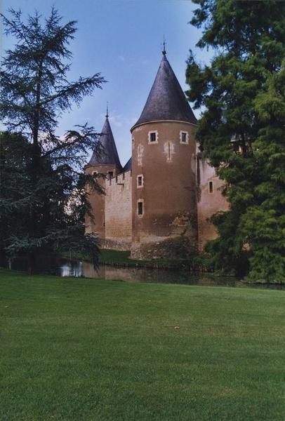 Courtine ouest, vue générale