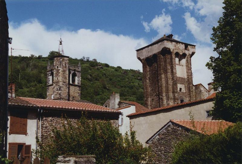 vue générale du donjon dans son environnement