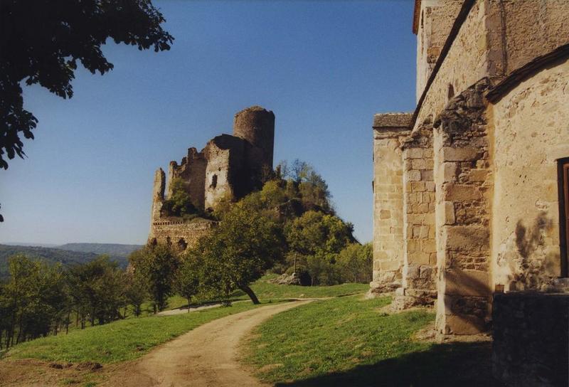 vue générale du château dans son environnement