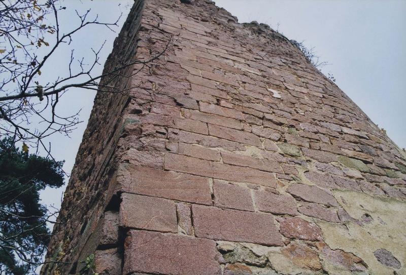 détail de la maçonnerie côté sud